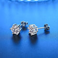 Classic Six-Prong Zircon Stud Earrings