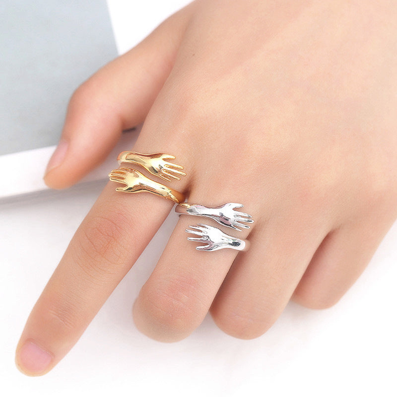 Adjustable Love Hug Ring