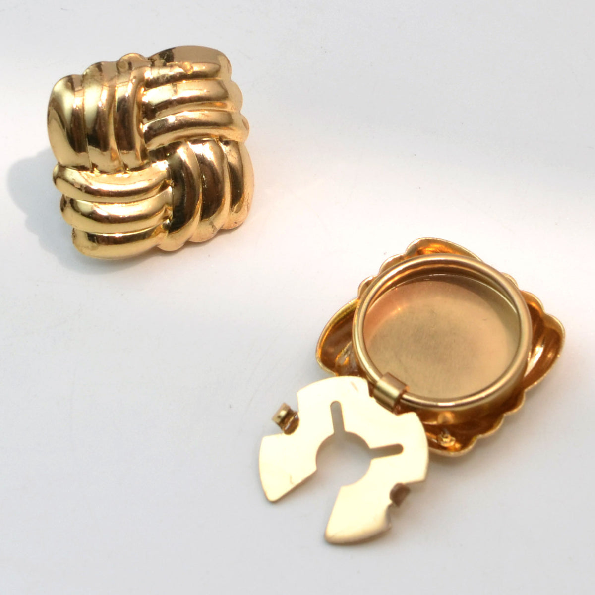 Fashion Alloy Rhinestone Button Covers