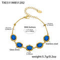 Translucent Multi-Faceted Glass Stone Jewelry Set