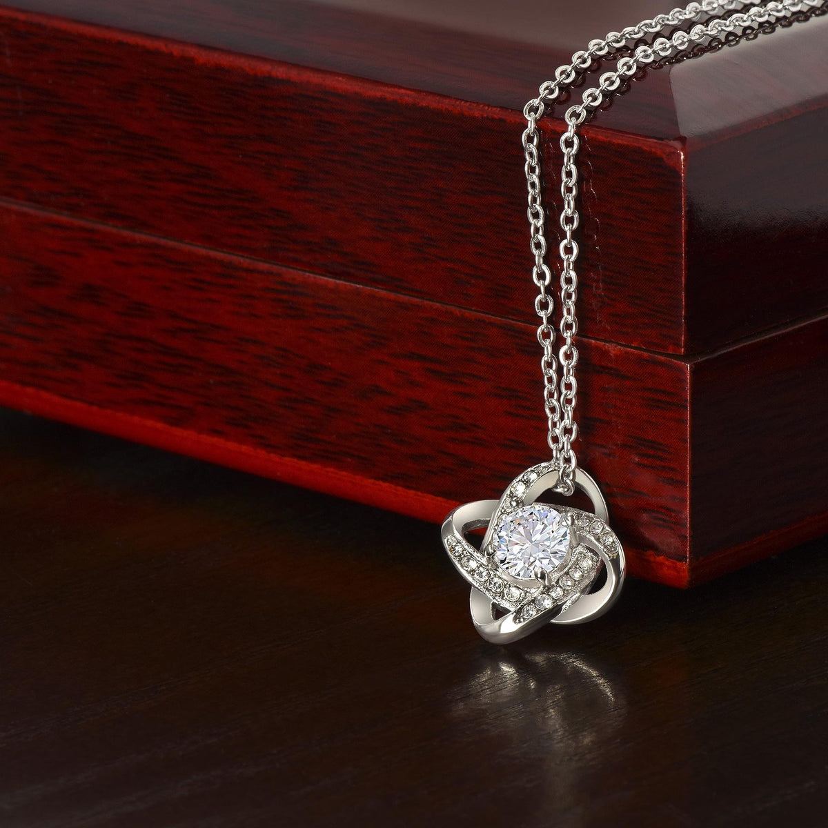 Sparkling Heart Zirconia Necklace