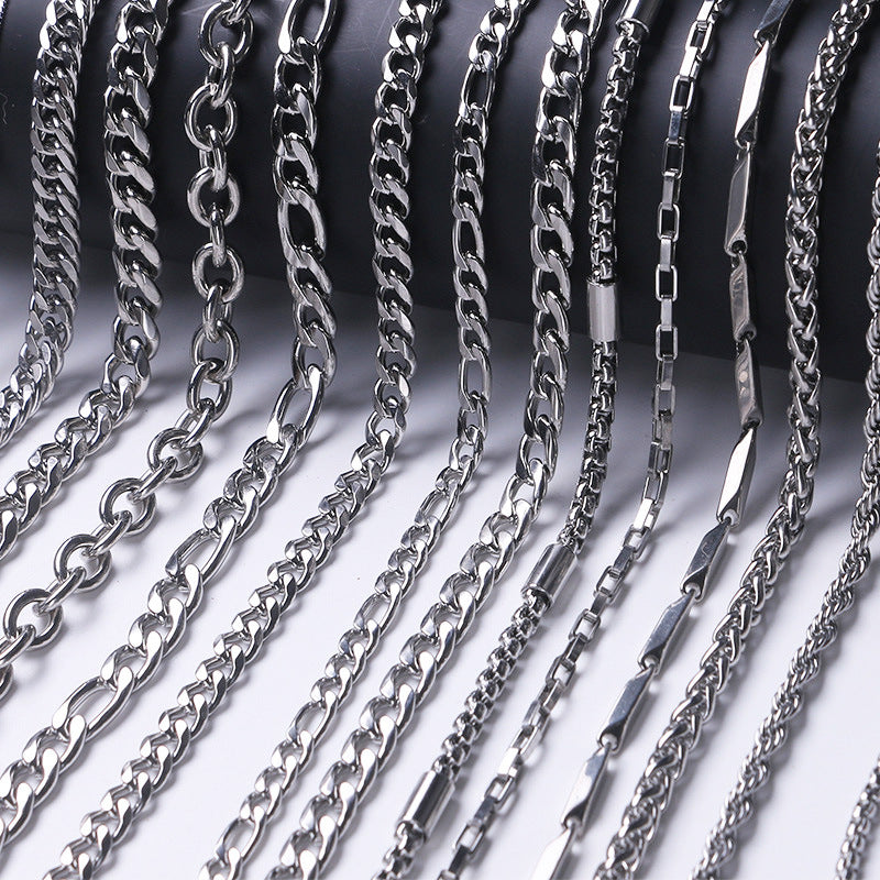 Stainless Steel Geometric Handmade Necklace Chain