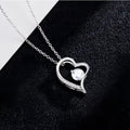 Sparkling Heart Zirconia Necklace