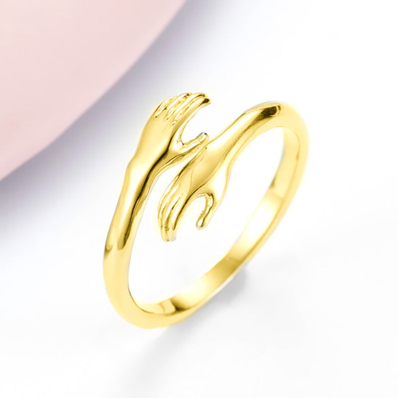 Adjustable Love Hug Ring