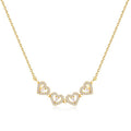 Four-Leaf Clover Heart Necklace