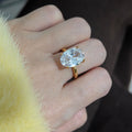 Oval Cut Cubic Zirconia Women Ring