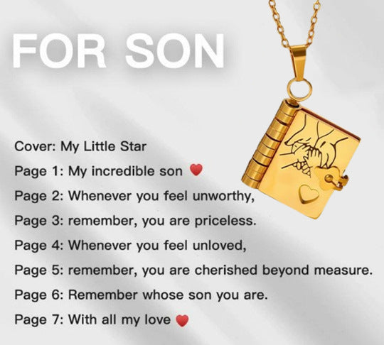 Engravable Heart Geometric Titanium Steel Necklace