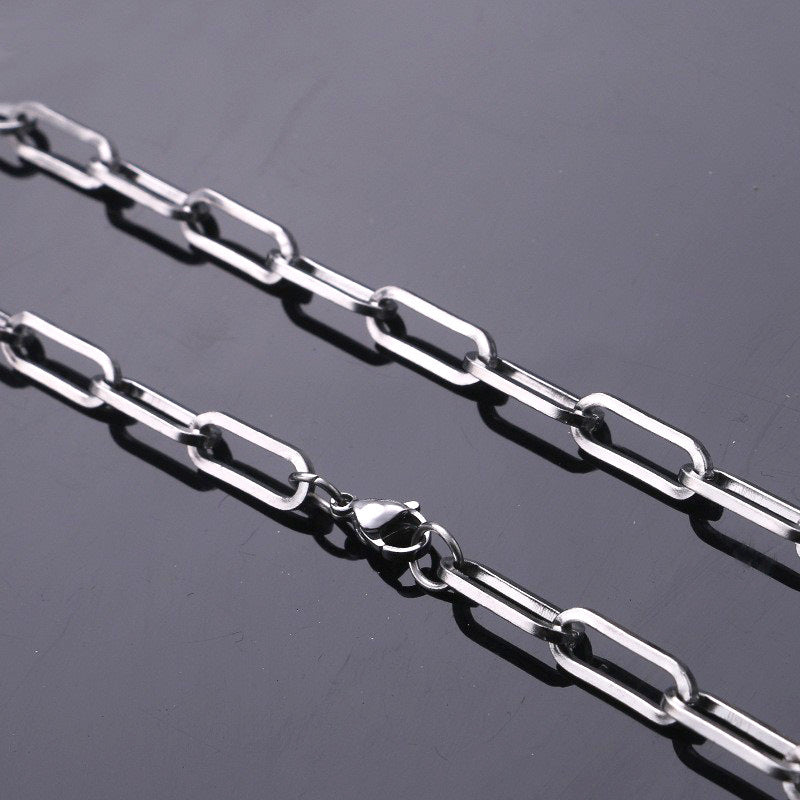 Stainless Steel Geometric Handmade Necklace Chain