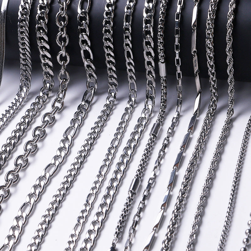 Stainless Steel Geometric Handmade Necklace Chain