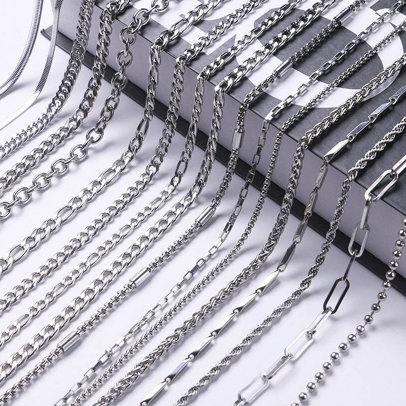Stainless Steel Geometric Handmade Necklace Chain