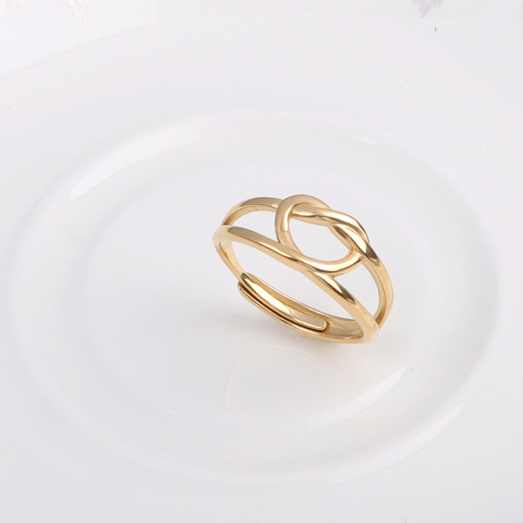 European American Style Titanium Steel Rings